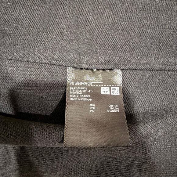 Uniqlo Jersey Relaxed Jacket in Black - Picture 7 of 8